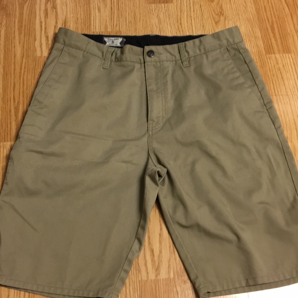 Volcom Chino Shorts - size 32 - Khaki color